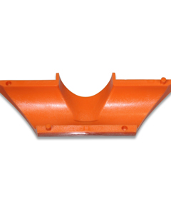 Einlagehälfte orange V14 Rohr 45mm f/Grill Imperator